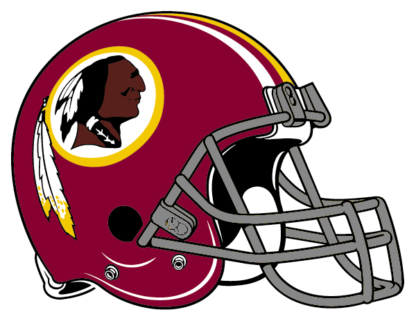 Washington Redskins 1972-1977 Helmet t shirts DIY iron ons